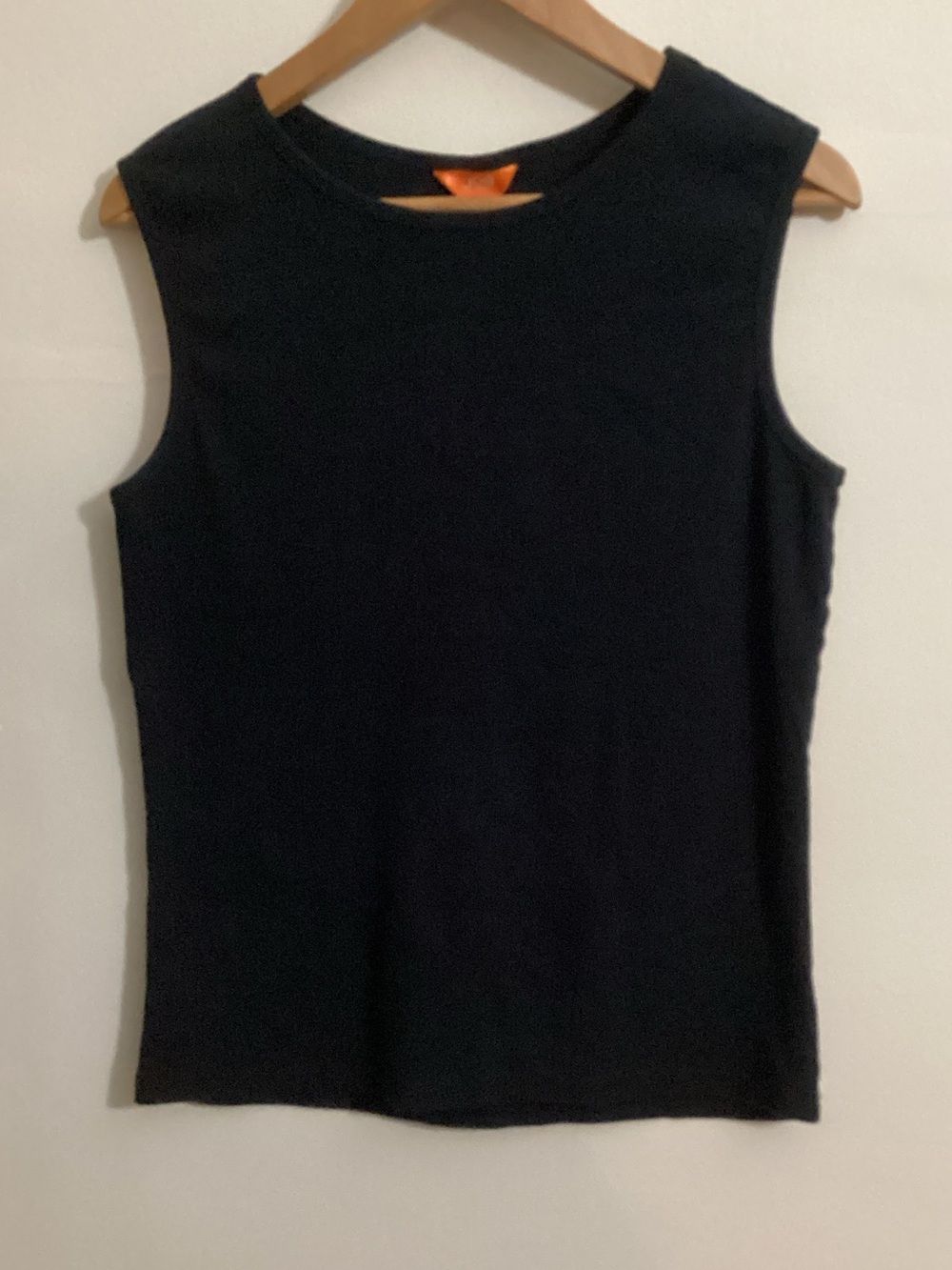 Joe Fresh Black Sleeveless Tank with Crew Neck